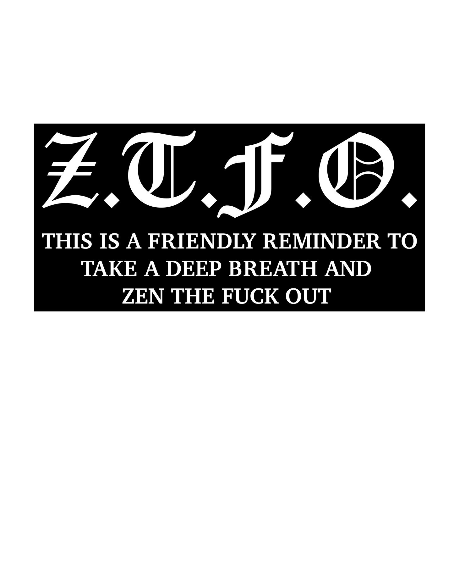 ZTFO STICKER PACK